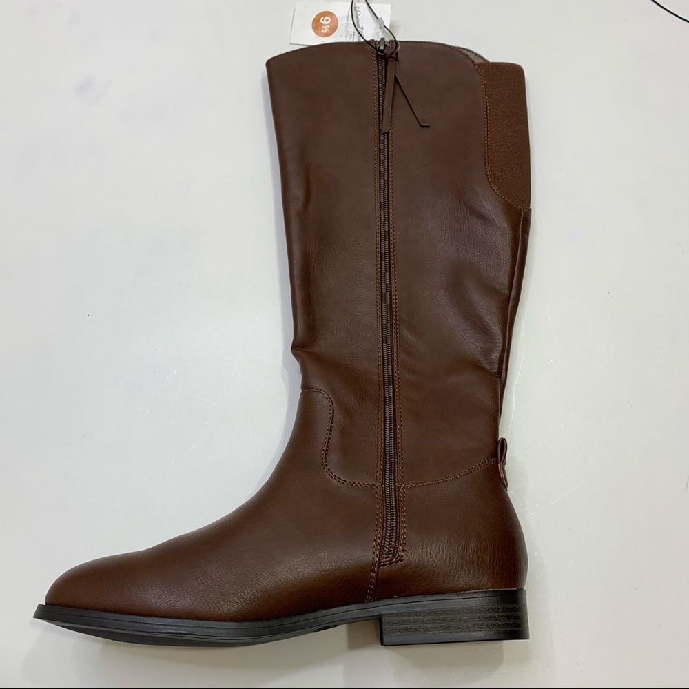Universal Thread Cognac Riding Boots Size 9.5 - Picture 8 of 16